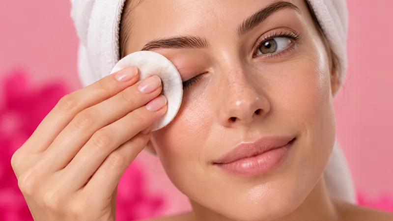 Lashista netejant amb un raspall suau les pestanyes naturals d'una clienta estirada abans d'aplicar extensions